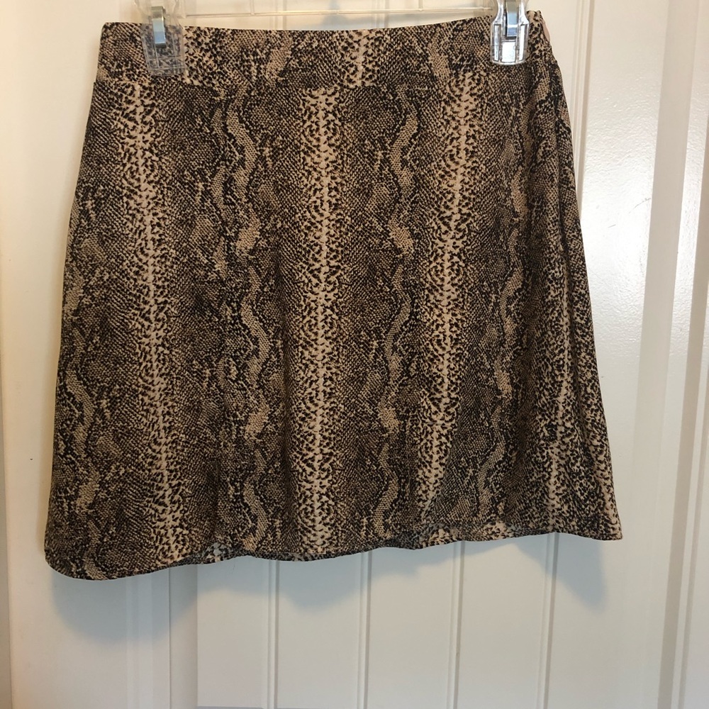 Animal Print Skort